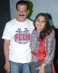 Avinash with wife malavika