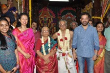 Chitralaya gopu with kamal hassan on chitralaya gopu's wedding anniversary