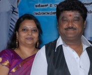 Jaggesh with wife parimala