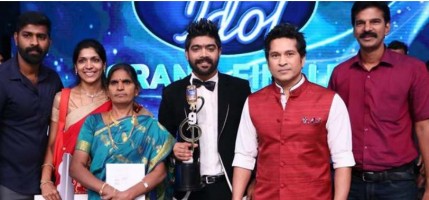 Lv revanth at indian idol competition