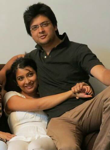 Radhika Pandit with brother Gaurang
