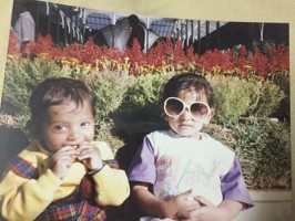 Rakul preet singh childhood photo with her brother
