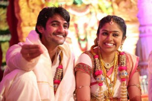 Aadi pudipeddi and wife aruna at their wedding