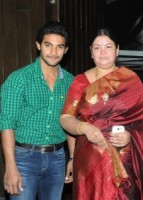 Aadi with his mother surekha