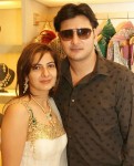 Abbas with wife erum ali