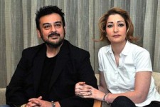 Adnan sami with wife roya farebi