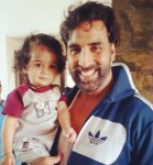 Akshay kumar with his child