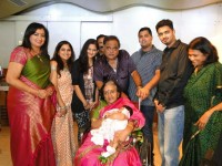 Ambarish and sumalatha family picture