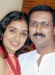 Anu prabhakar with ex-husband krishna kumar