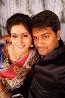 Arun pawar with wife shamili sounderajan