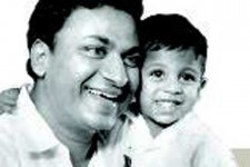Baby puneeth rajkumar with his father