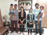 Darshan thoogudeep family: wife, son and brother dinakar