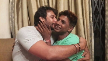 Duniya vijay with Darshan Thoogudeep