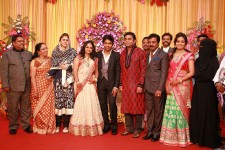 G.v. prakash kumar & saindhavi wedding reception stills