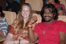 Gururaj jaggesh with his dutch wife katie