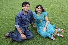 Harini with her husband tippu