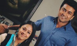 Jyothika with husband suriya