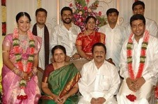 Jyothika with surya's family