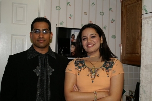 Jyotsna radhakrishnan with husband