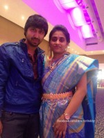 K s ravindra with wife anusha