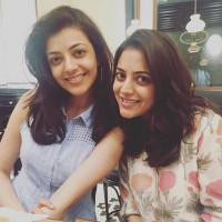 Kajal aggarawal with sister nisha aggarwal