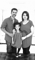 Krish family: wife sangeetha and daughter shiviya