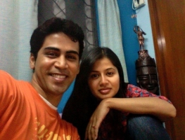 Krish & wife sangeetha