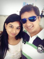 Krishna chaitanya with wife mrudhula