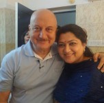 Kushboo with anupam kher