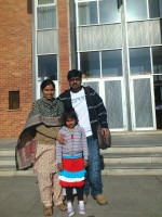 M l r karthikeyan with sister and niece
