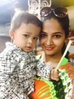 Madhumitha with her son gagan