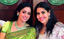 Maheswari with cousin sridevi