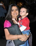 Malavika avinash with her son
