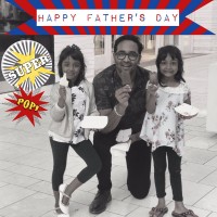 Manchu vishnu with daughters ariaana & viviana