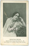 Mukhtar begum, postcard, reprograph, printed in calcutta, printed by s.s. picture,