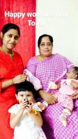 Naveen neni with mom & sister