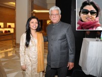 Om puri with wife Nandita