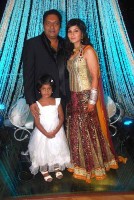 Pony verma with Prakash Raj & daughter at their wedding