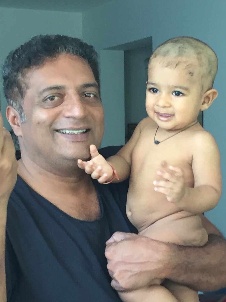 Prakash Raj with son Vedhanth