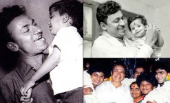 Puneeth rajkumar with his father dr rajkumar, old photos