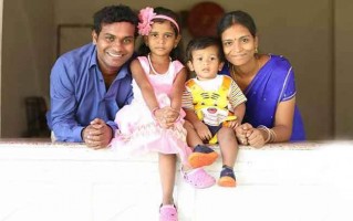 Racha ravi family: wife and children