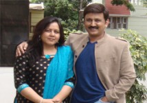 Ramesh aravind with wife archana