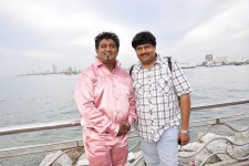 Ramu with actor Komal
