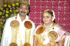Ravali with her husband neeli krishna
