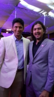 Ricky kej with Venkatesh Prasad