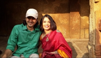 Ricky kej with wife Varsha Kej(Gowda)