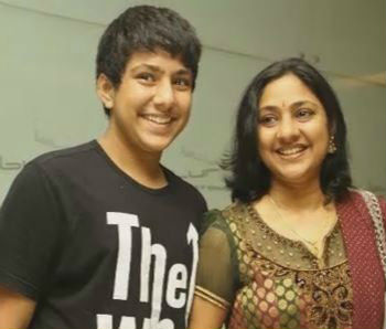 Rohini with son RishiVaran