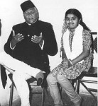 Sangeeta katti with ustad bismilla khan