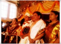 Sangeetha gururaj family: with father, mother manjula gururaj and brother sagar