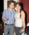 Shaan with wife radhika mukherjee